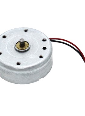 400电机迷你薄扁圆形3V6V手工diy