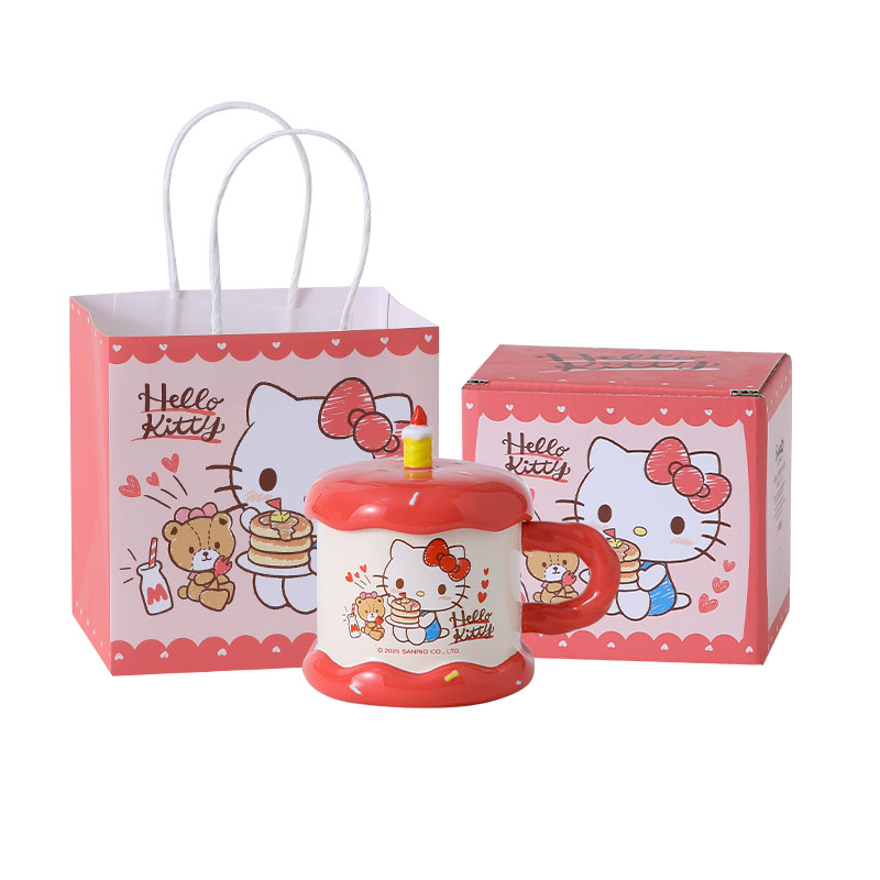 三丽鸥陶瓷马克杯HelloKitty杯子