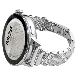 适用oppo手表watchx2mini表带女士新款OPPOwatch4pro手表链金属3/se智能运动pro高级感watch2/1替换手表带