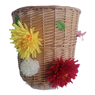 采菊东篱下背篓同款舞蹈道具古典舞艺考剧目表演专用双肩带小背篓