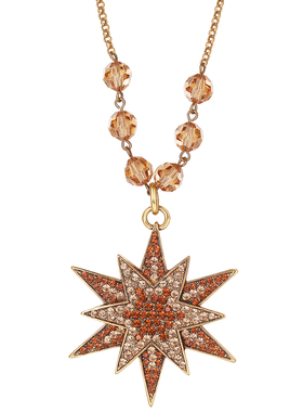 伊泰莲娜合金发饰星型女毛衣链