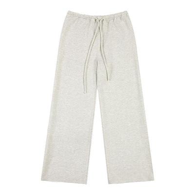 FDR官方店条纹直筒休闲裤