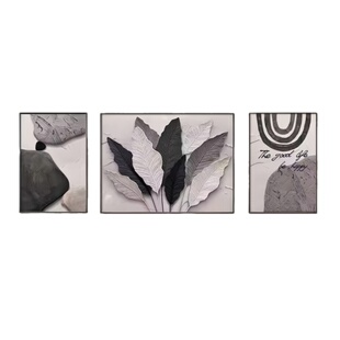 墨濯尘侘寂风客厅挂画沙发轻奢高级感背景墙装饰画餐厅背景墙壁画