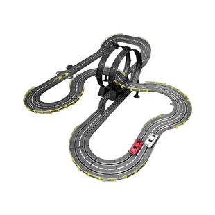 儿童电动遥控轨道赛车玩具双人竞速对战四驱车大型赛道新年礼物车