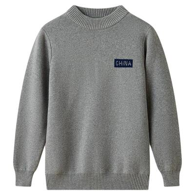 红豆儿童纯棉毛衣男童中大童