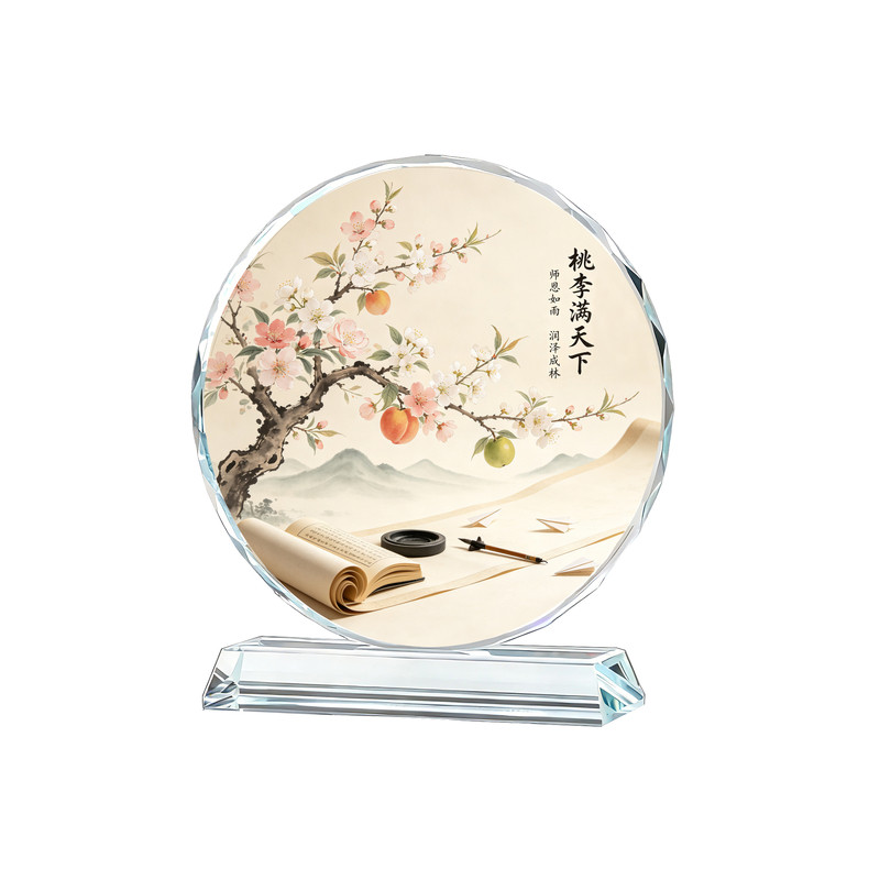 开学毕业季送老师谢恩师礼物桃李装饰摆件