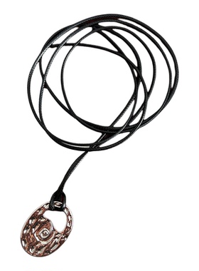 海洋海螺蜡绳长项链金银925耳钉欧美气质独特小众设计高级保色久