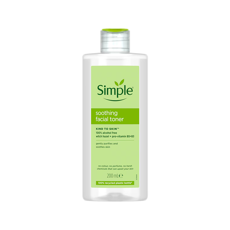 联合利华英国清妍Simple清新舒缓爽肤水 补水保湿精华化妆水200ml