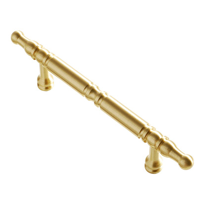 北欧新中式黄铜金色把手柜门拉手