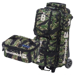 韩国代购款Brunswick宾士域正品限量版保龄球拉杆式三球包球兜