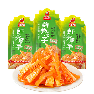 佳龙鲜笋魔芋爽香辣素毛肚酸辣味魔芋丝辣条网红休闲解馋零食小吃