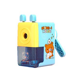 得力卷笔刀手摇铅笔削笔器转笔刀小学生儿童自动进铅削笔机美术生用钻刨绞笔刀小型女孩男孩刨笔机铅笔刀正品