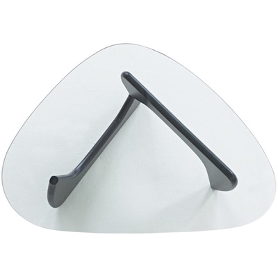 初森茶几钢化玻璃白蜡木脚侘寂风