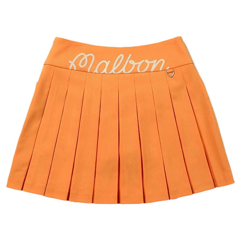 MALBON百褶裙短裙修身休闲运动