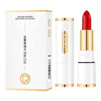 丝绒哑光不沾杯口红唇膏持久防水