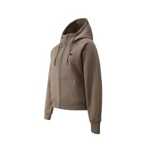 KOLON SPORT可隆户外休闲衣女士抓绒内里针织夹克露营宽松外套