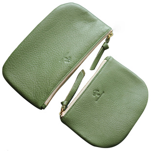 女式真皮零钱包牛皮拉链短款小钱包文艺长款手包小卡袋手机硬币软