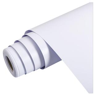 肤感膜衣柜贴纸柜子柜门推拉门翻新家具改色贴膜哑光白色自粘墙纸