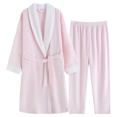 划算，工厂亏本清浴袍珊瑚绒保暖