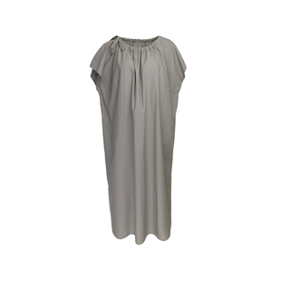 PEIPEI孕妇装 夏天半飞袖设计V领中长款高端连衣裙宽松大码潮妈夏