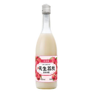 论沧海荔枝味米露0.5度低度微醺米酿米酒750ml大瓶装女士低度酒