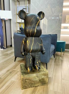 存钱罐可爱暴力熊公仔大容量卡通装饰网红潮流现代客厅落地大摆件