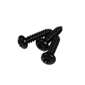 黑色圆头梅花自攻螺丝钉平尾