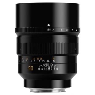 铭匠光学90mm F1.25大光圈人像定焦镜头适用福伦达GFX哈苏X富士G