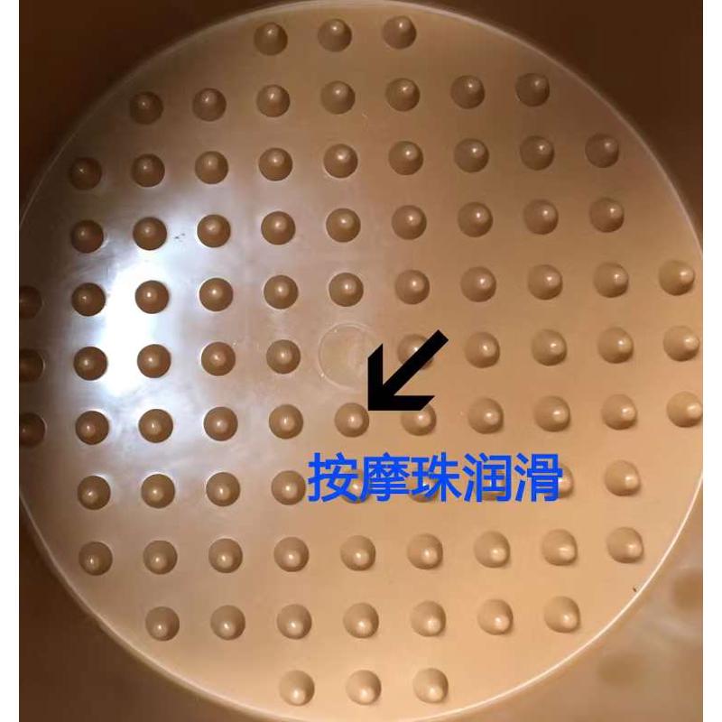 泡脚桶足浴桶沐足盆塑料足浴盆家用洗脚盆牛筋桶仿木纹保温桶手提