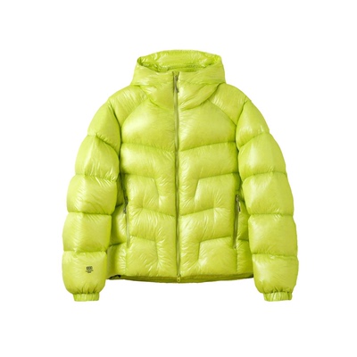 90白鹅绒加厚连帽防水羽绒服