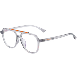 川久保玲素颜透明双梁眼睛框镜架男近视眼镜女黑框学生防雾潮9210