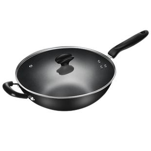 九阳铁锅无涂层炒锅家用炒菜锅电磁炉专用燃气灶煤气灶不粘锅锅具