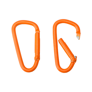 创意D形弹簧锁扣钥匙环糖果色挂扣环手工diy配件合金彩色登山扣