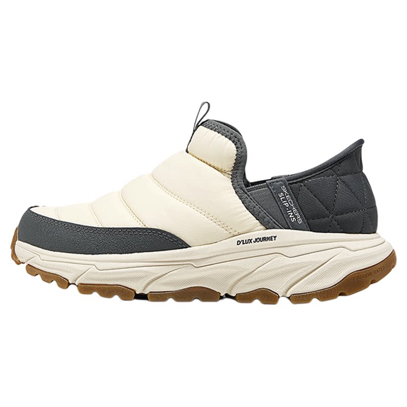 【明星同款】【闪穿鞋】Skechers斯凯奇可颂鞋秋季女一脚蹬休闲鞋