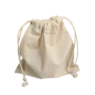 束口袋DIY包包内衬小布袋子收纳袋超棉麻帆布抽绳拉收纳钩针配件