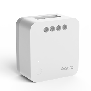 Aqara绿米单路控制模块T1智能开关ZigBee接入HomeKit定时延时开关