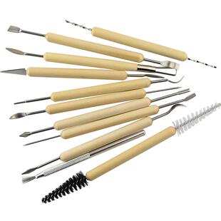 雕塑工具 精雕油泥泥塑刀diy软陶泥塑手办粘土陶艺泥塑工具套装