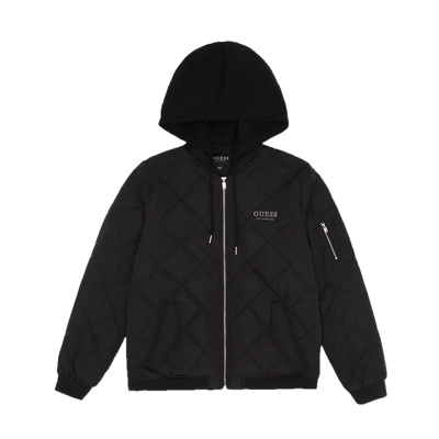 GUESS时尚连帽棒球衫夹克外套