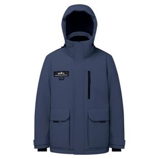 波司登2025新款鹅绒羽绒服男款冬季户外工装极寒保暖短款连帽外套