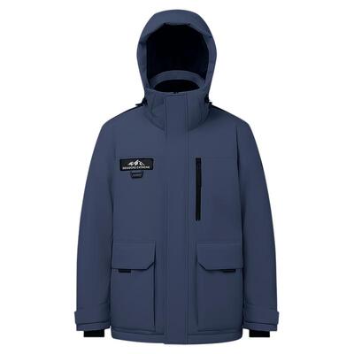 波司登2025新款鹅绒羽绒服男款冬季户外工装极寒保暖短款连帽外套