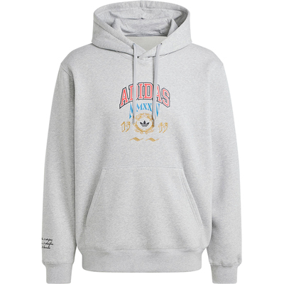 Adidas/阿迪达斯正品三叶草男士休闲针织宽松连帽日常卫衣IX6770