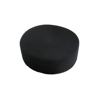 网红个性潮搭羊毛呢平顶师太帽子