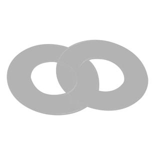 耐高温PVC透明软垫片绝缘塑胶垫圈避震防漏密封圆形胶平垫M2-M10