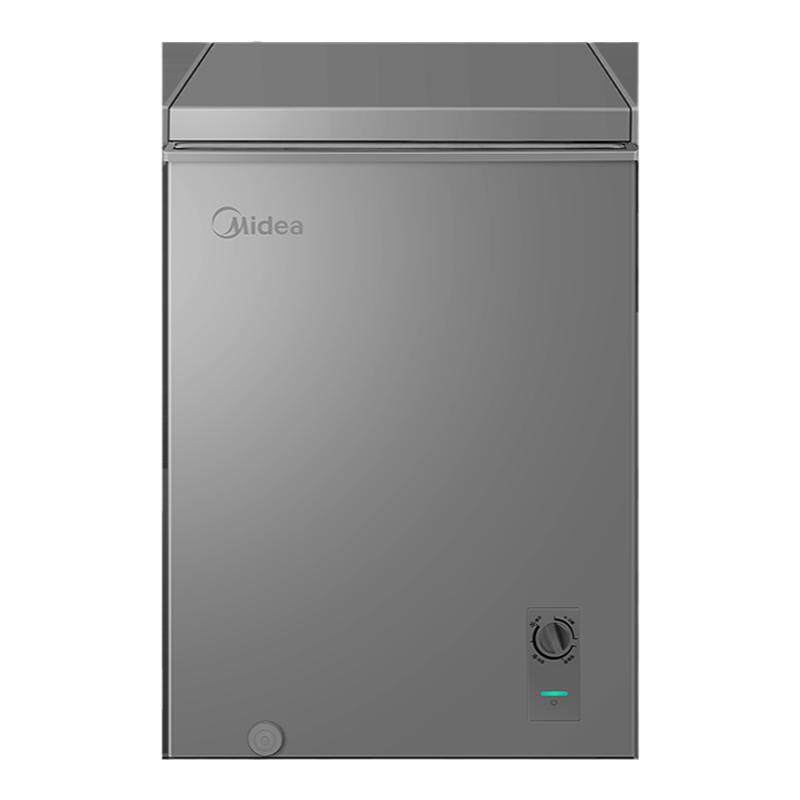 美的100L减霜冰柜家用小型冷柜