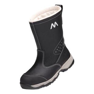 电焊工劳保鞋男靴子防水油田鞋带钢头防砸防刺穿工地安全工作靴男