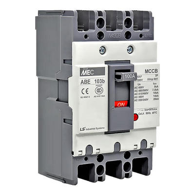 正品LG产电LS塑壳断路器MEC三相空开 短路器 ABE103B 3P 75A 100A