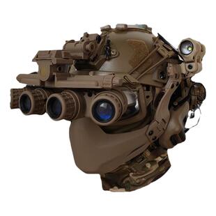 无贼暗突围战神头盔面具夜视仪FAST二代SF全防护四目夜视仪模型