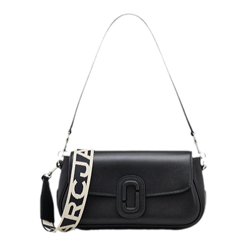 【新增折扣】MARC JACOBS J MARC 中号牛皮纯色肩背斜挎包腋下包