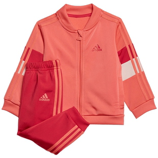 Adidas/阿迪达斯正品婴幼童装全拉链开襟训练运动套装 GE0014