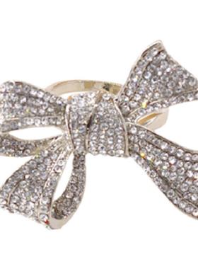 欧美2020新款重工奢华蝴蝶结开口